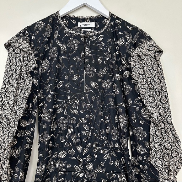 Isabel Marant Robe Lexini Dress in Black - Picture 4 of 16